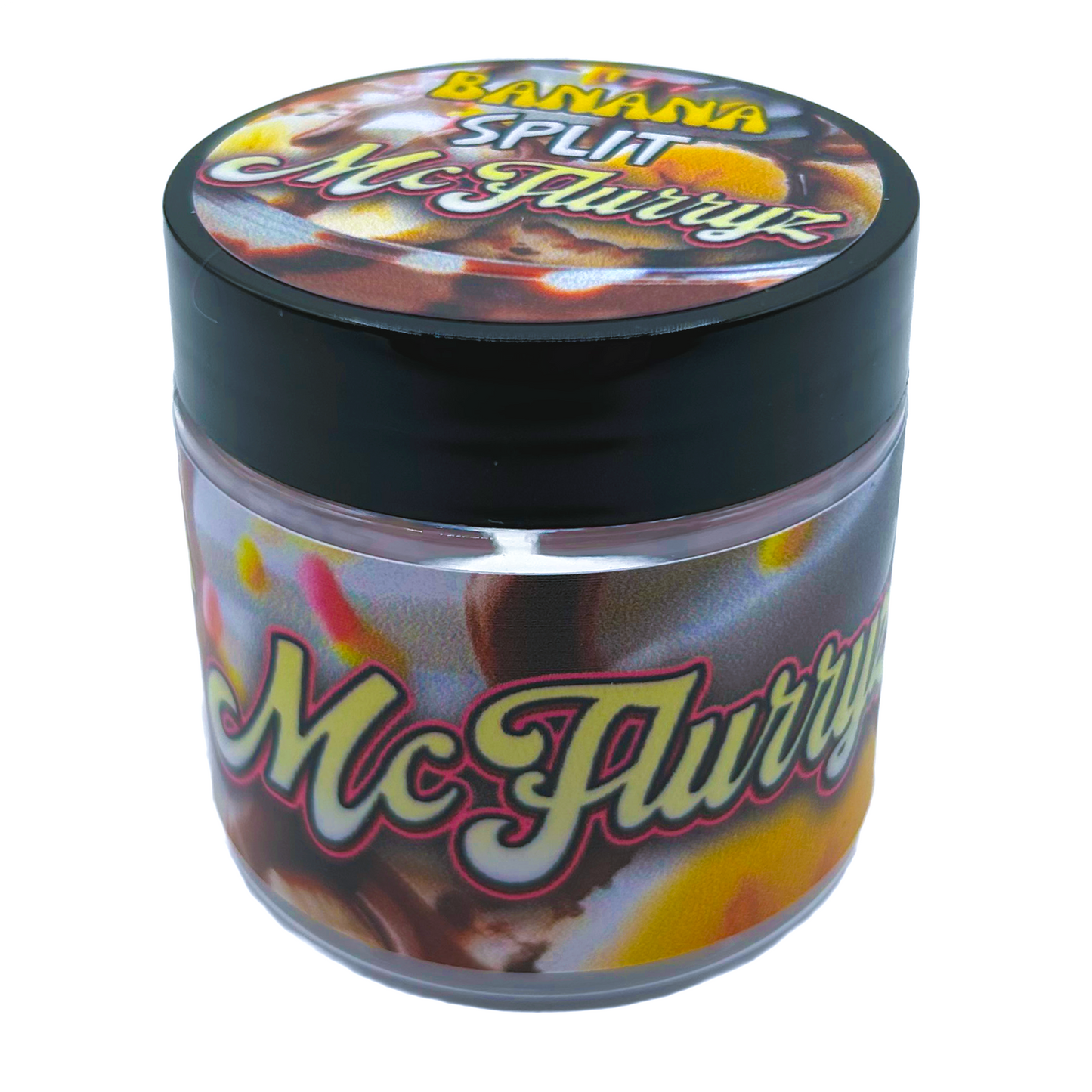 Banana Split McFlurry Jar - Premade 3.5g Plastic Jar