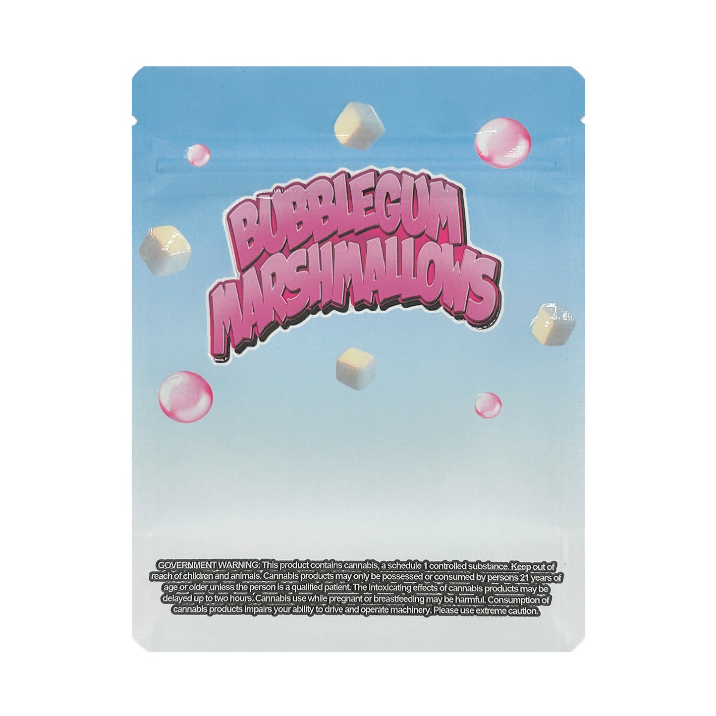 Bubblegum Marshmallows – 3.5g Premade Mylar Bag