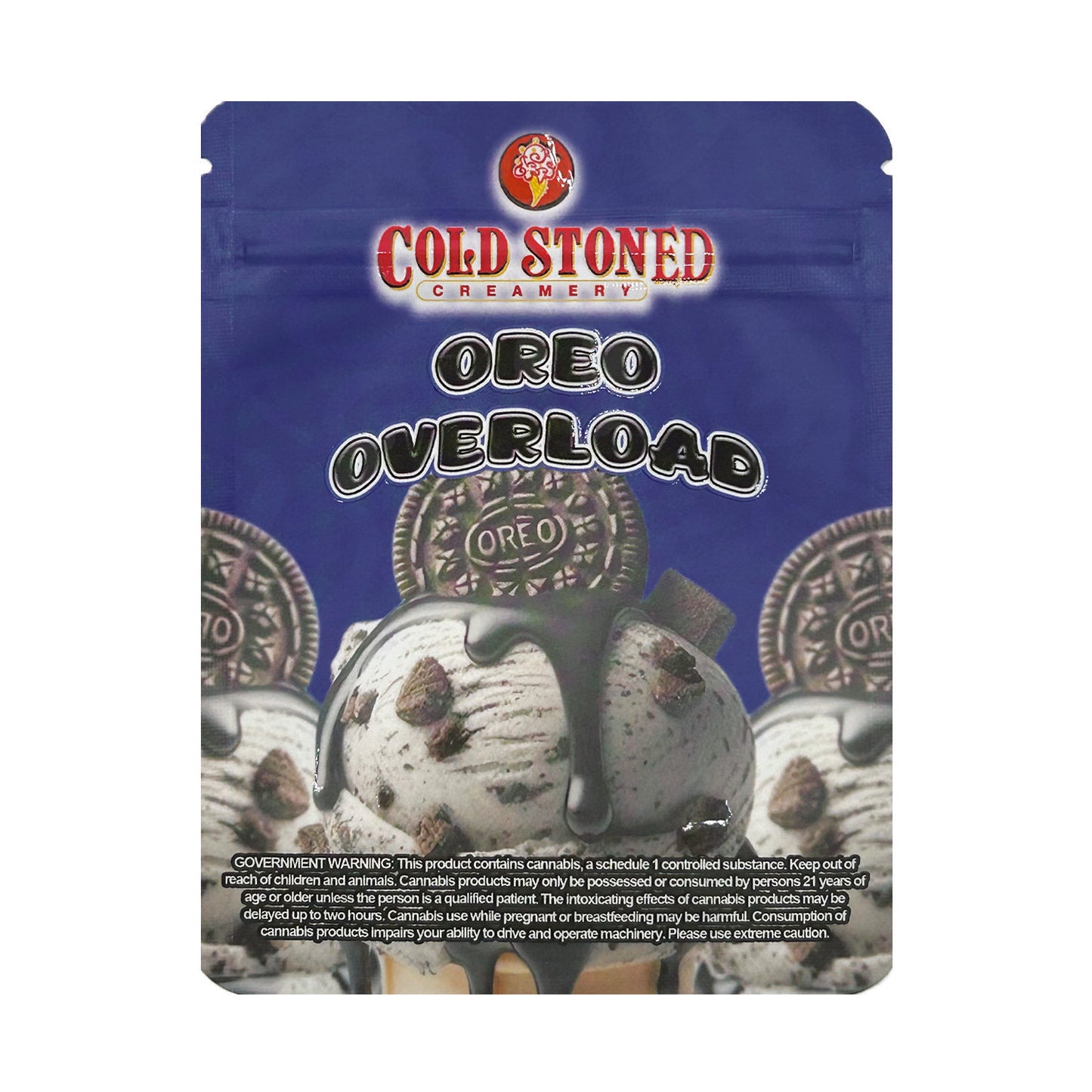 Coldstoned Oreo – 3.5g Premade Mylar Bag