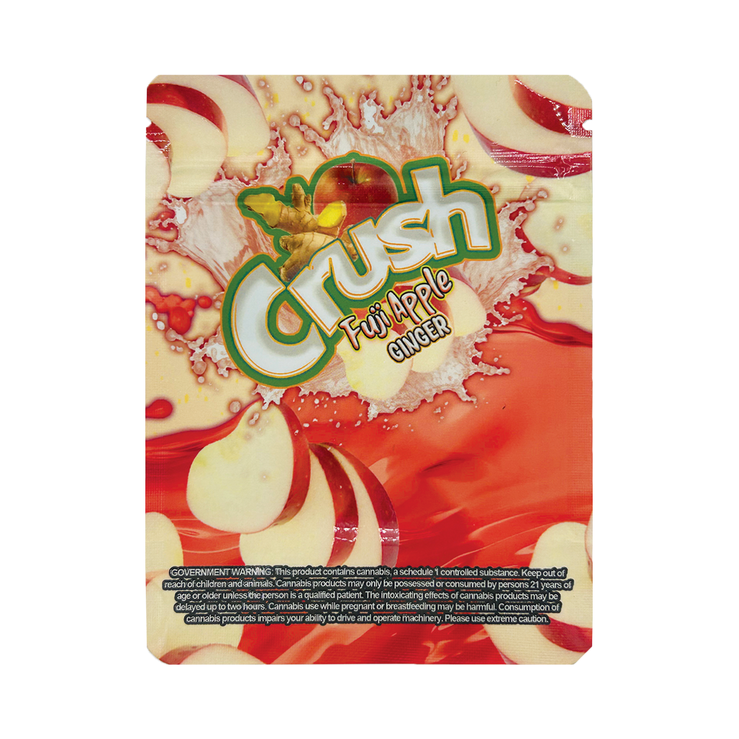 Crush Fuji Apple Ginger – 3.5g Premade Mylar Bag