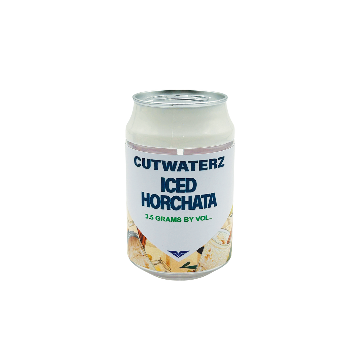 Cutwaterz Iced Horchata - Premade 3.5g Plastic Soda Can Container
