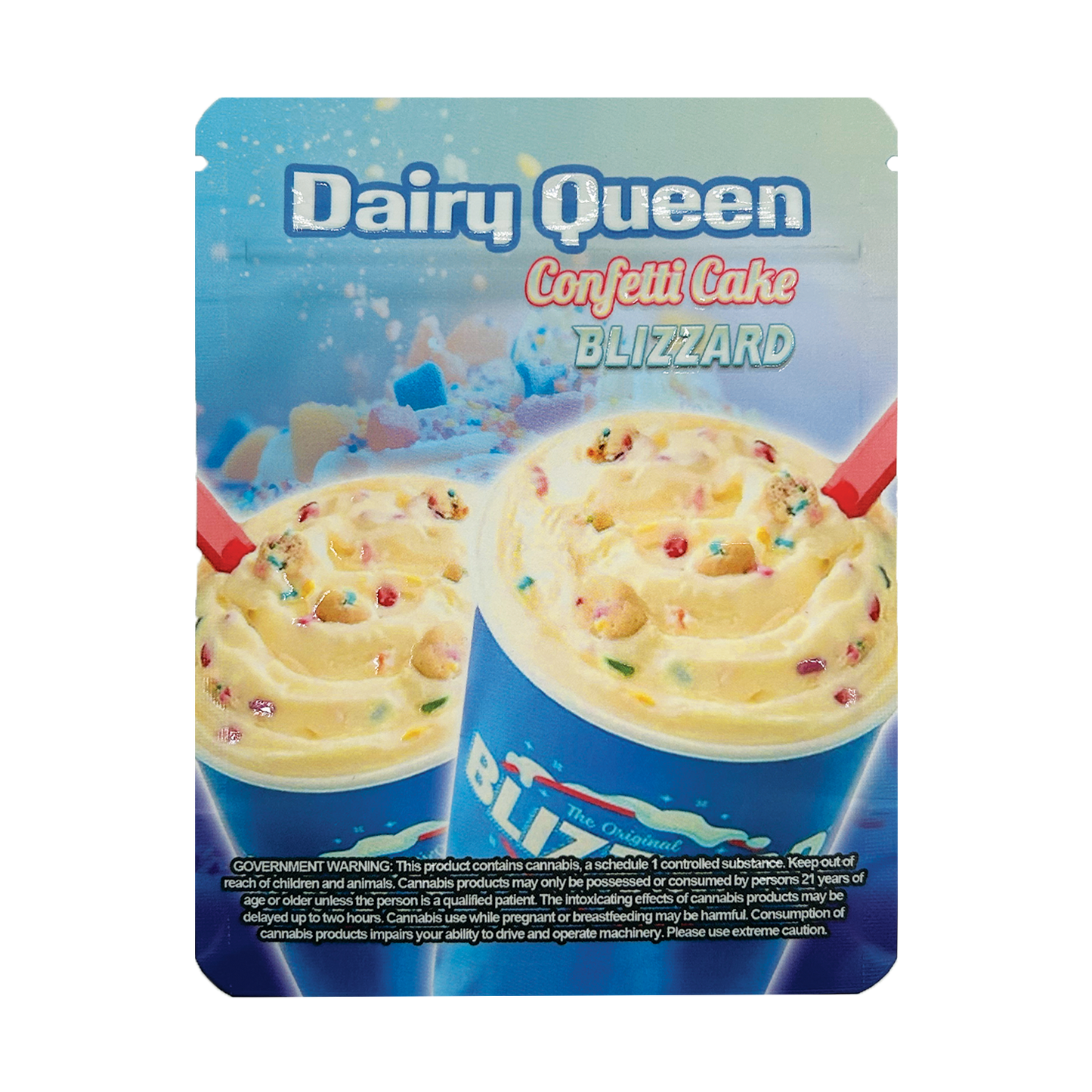 Dairy Queen Confetti Cake Blizzard – 3.5g Premade Mylar Bag