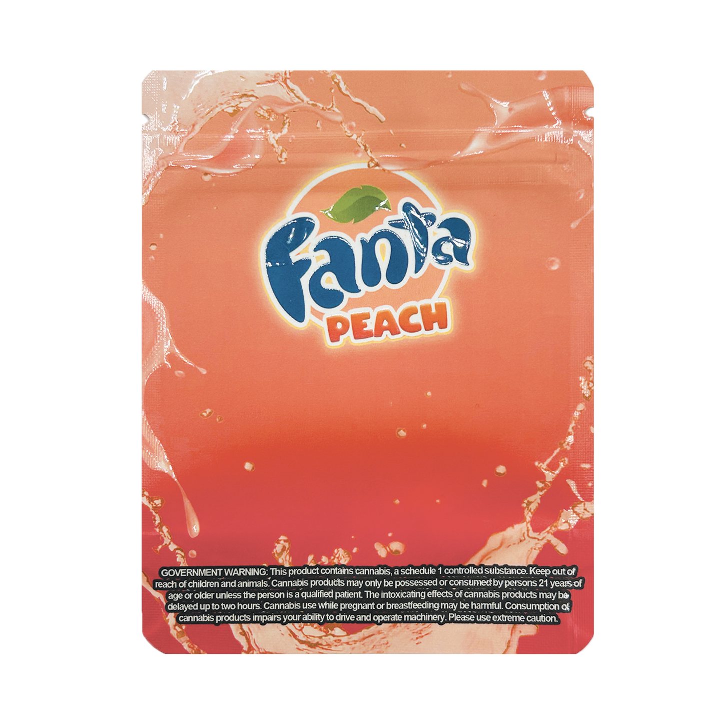 Fanta Peach – 3.5g Premade Mylar Bag