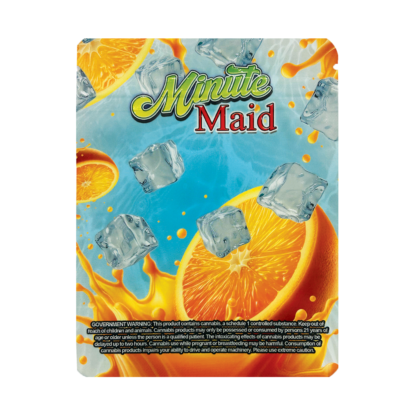 Minute Maid – 3.5g Premade Mylar
