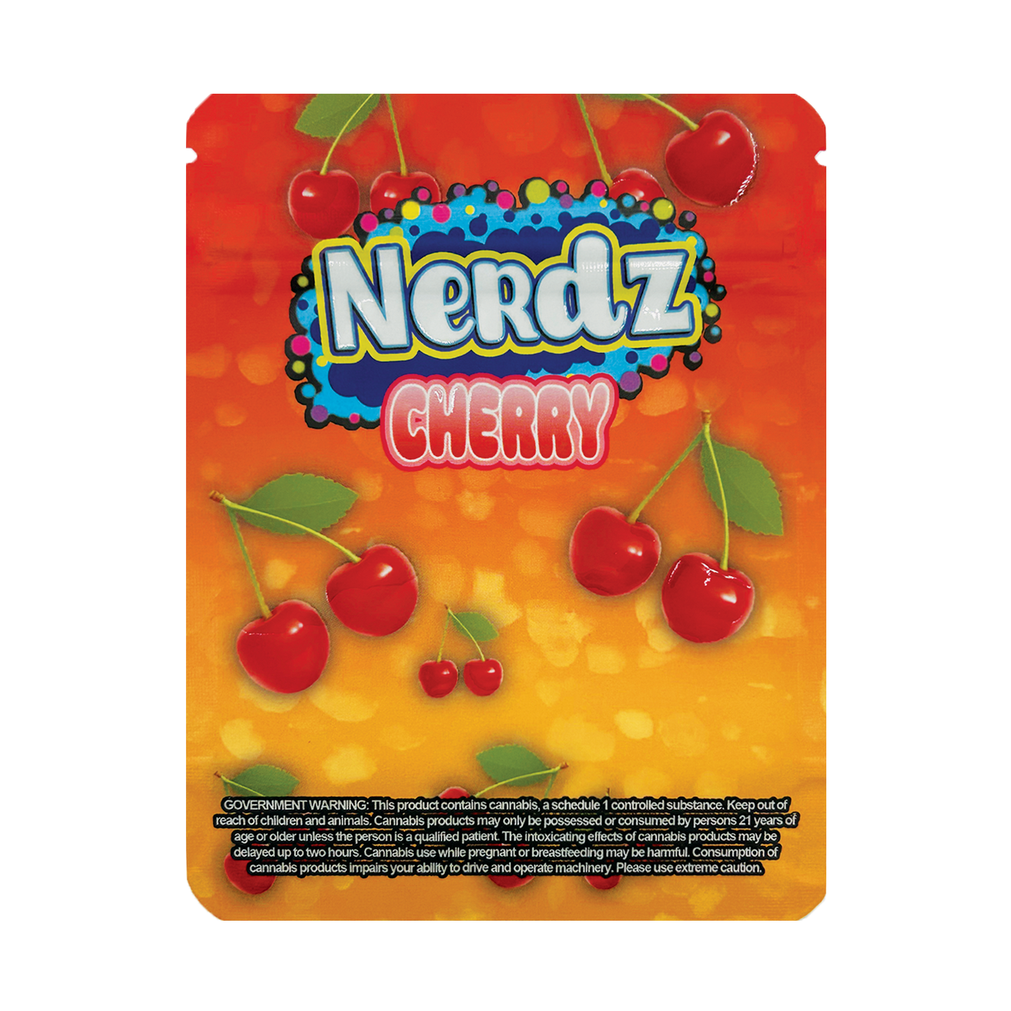 Nerdz Cherry – 3.5g Premade Mylar