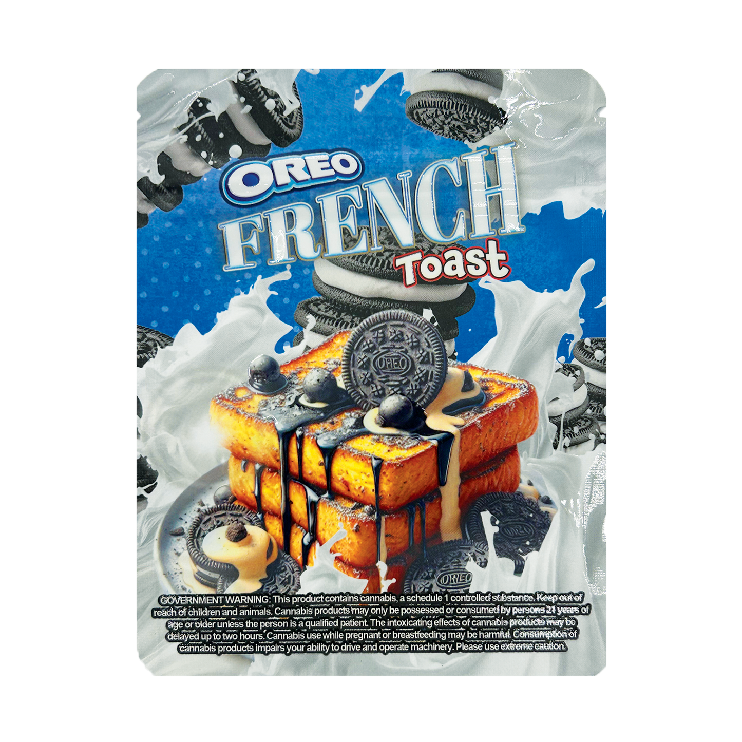 Oreo French Toast – 3.5g Premade Mylar
