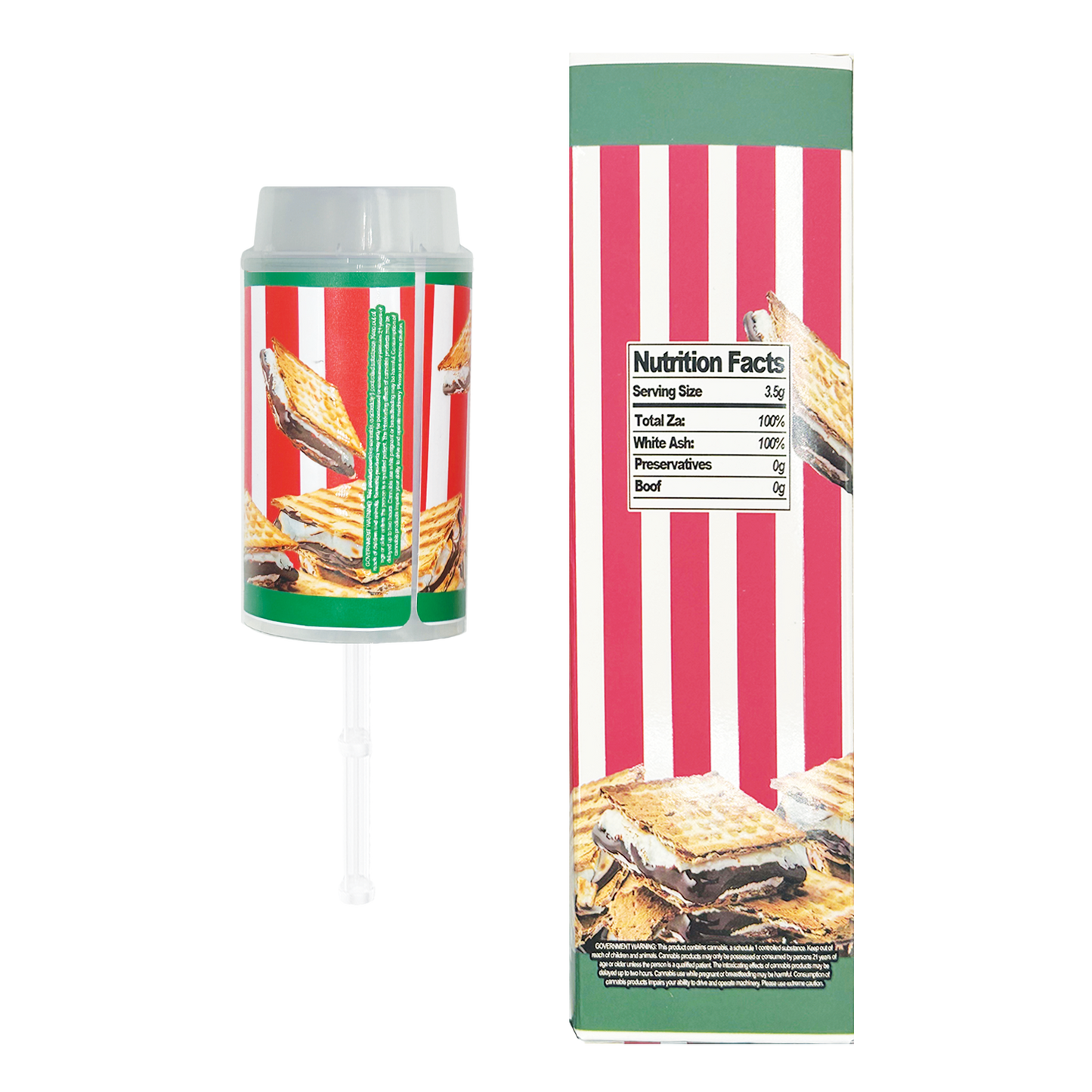 Ritas Smores - Premade 3.5g Push Pop & Matching Box Combo