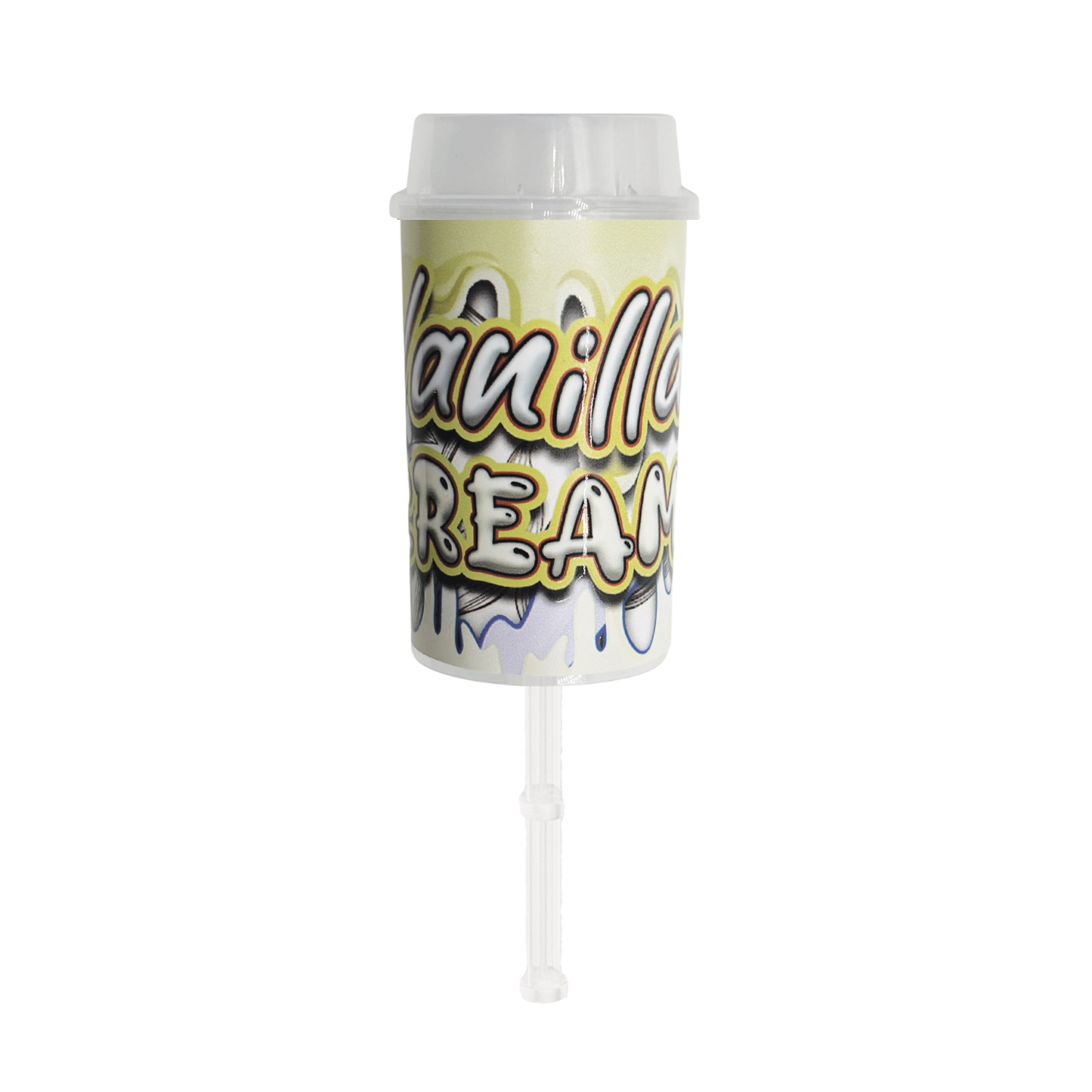 Vanilla Cream Pushpop - Premade 3.5g Plastic Push Pop Container