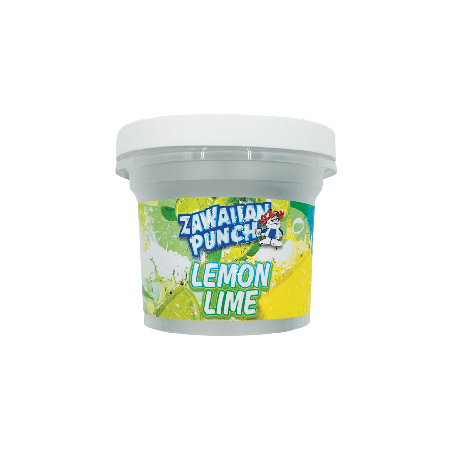 Zawaiian Punch Lemon Lime - Premade 3.5g–7g Plastic Ice Cream Pint