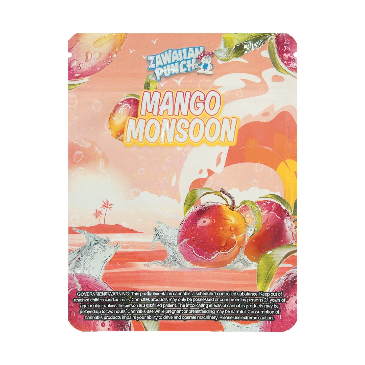 Zawaiian Punch Mango Monsoon – 3.5g Premade Mylar