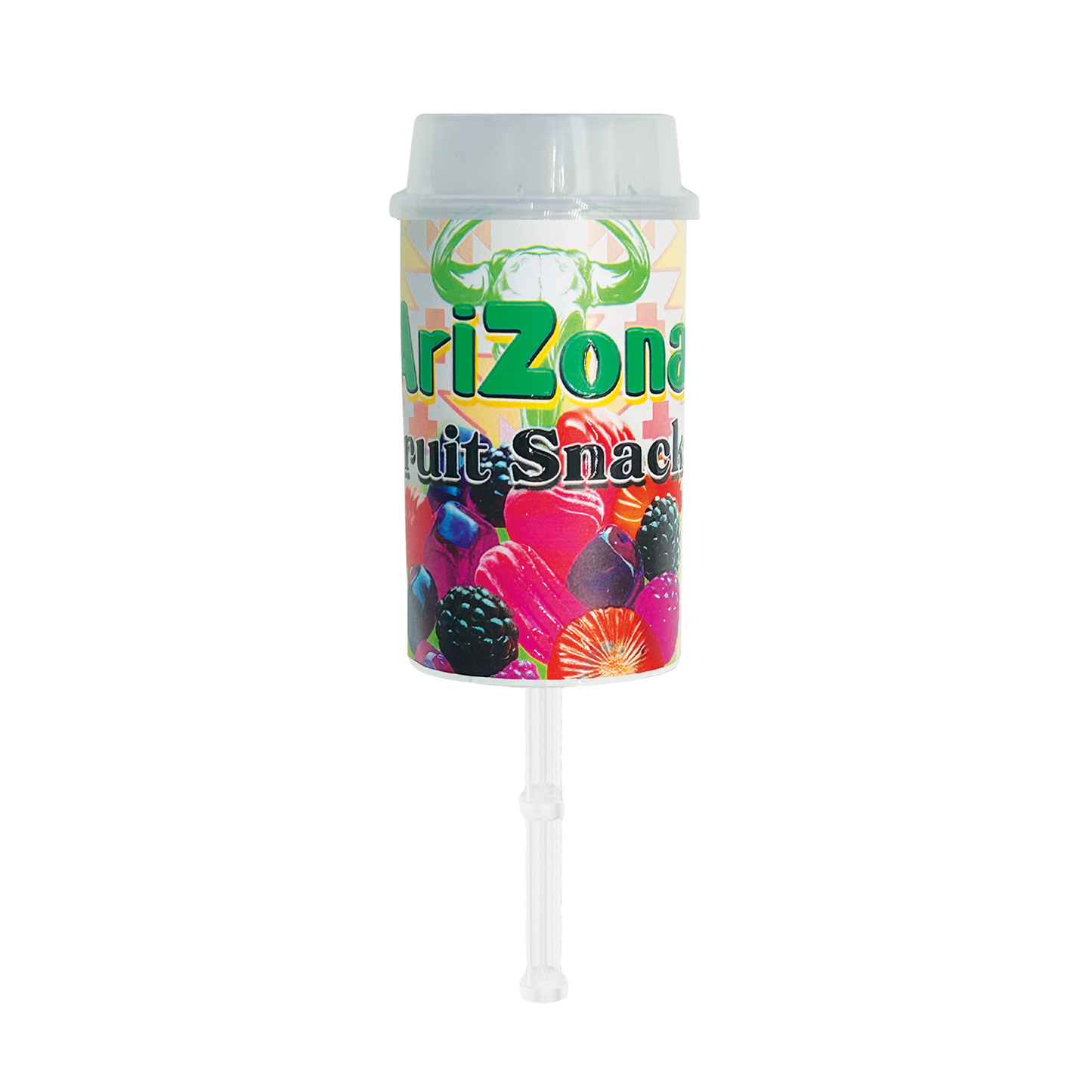 Arizona Fruit Snacks Pushpop - Premade 3.5g Plastic Push Pop Container