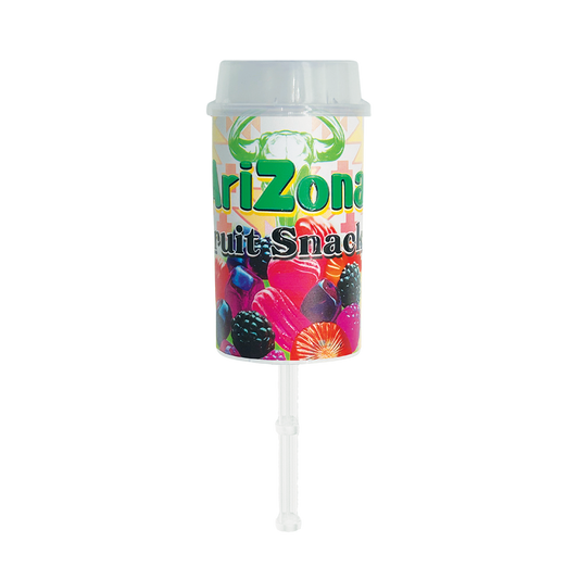 Arizona Fruit Snacks Pushpop - Premade 3.5g Plastic Push Pop Container