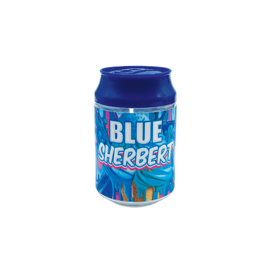 Blue Sherbert Soda Can - Premade 3.5g Plastic Soda Can Container