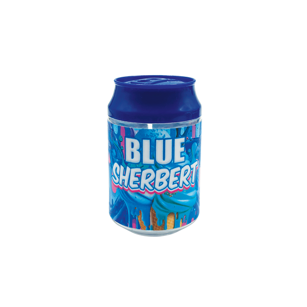 Blue Sherbert Soda Can - Premade 3.5g Plastic Soda Can Container