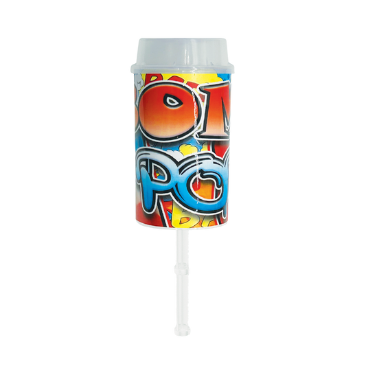 Bomb Pop Pushpop - Premade 3.5g Plastic Push Pop Container