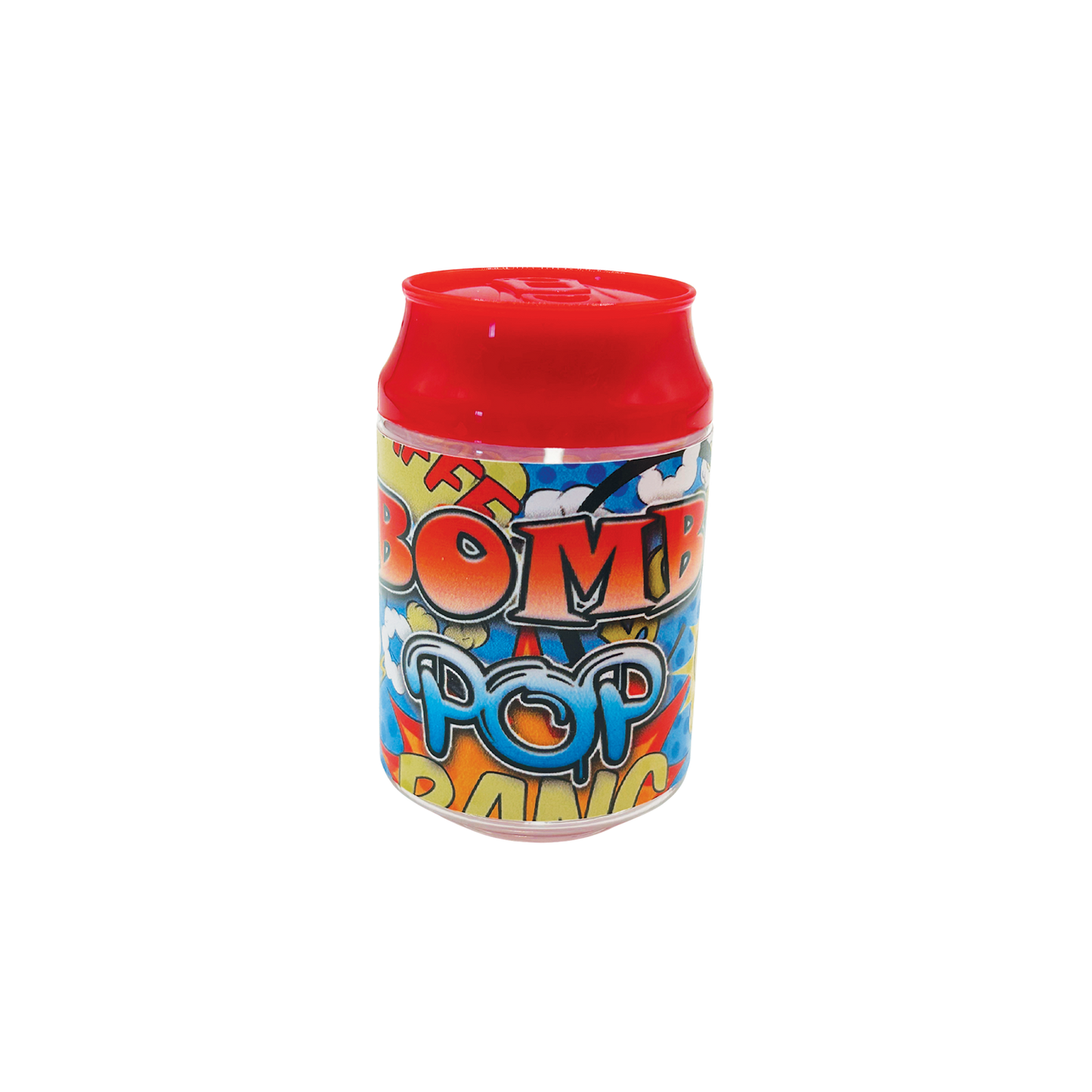 Bomb Pop Soda Can - Premade 3.5g Plastic Soda Can Container