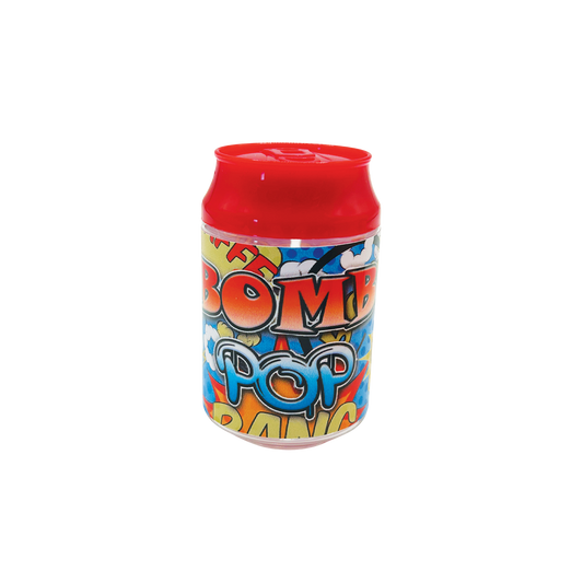 Bomb Pop Soda Can - Premade 3.5g Plastic Soda Can Container