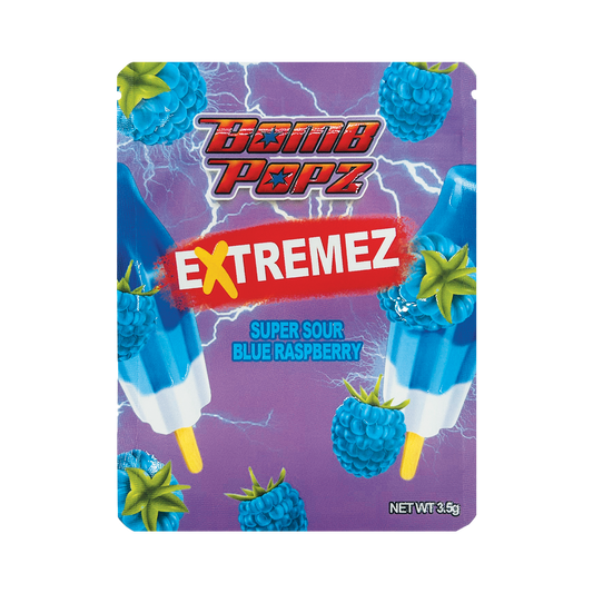 Bomb Popz “Extremez” – 3.5g Premade Mylar Bag