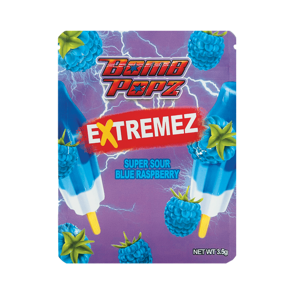 Bomb Popz “Extremez” – 3.5g Premade Mylar Bag