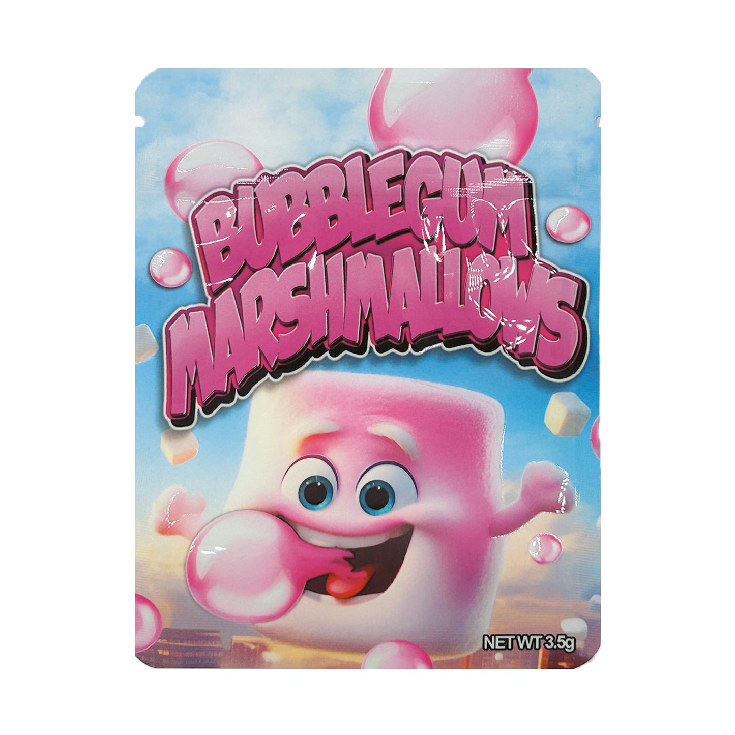 Bubblegum Marshmallows – 3.5g Premade Mylar Bag