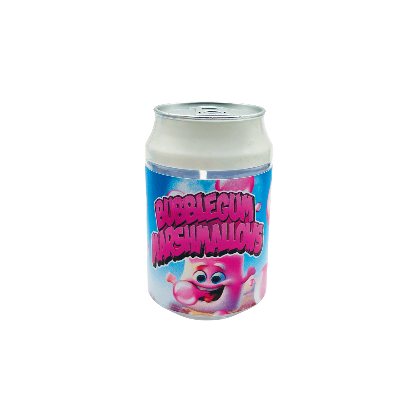 Bubblegum Marshmallows - Premade 3.5g Plastic Soda Can Container