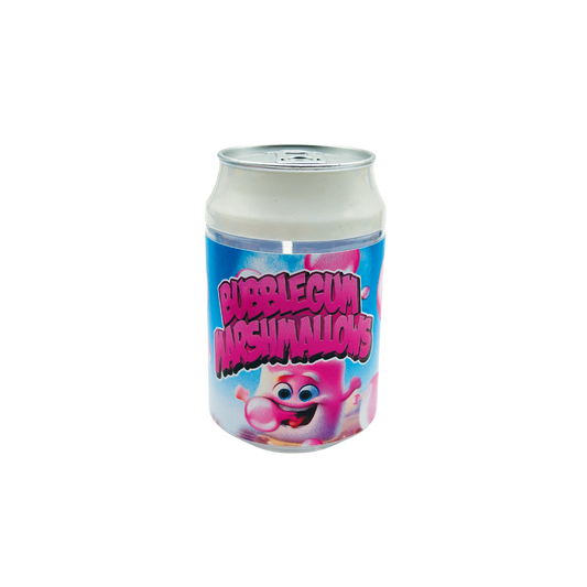 Bubblegum Marshmallows - Premade 3.5g Plastic Soda Can Container