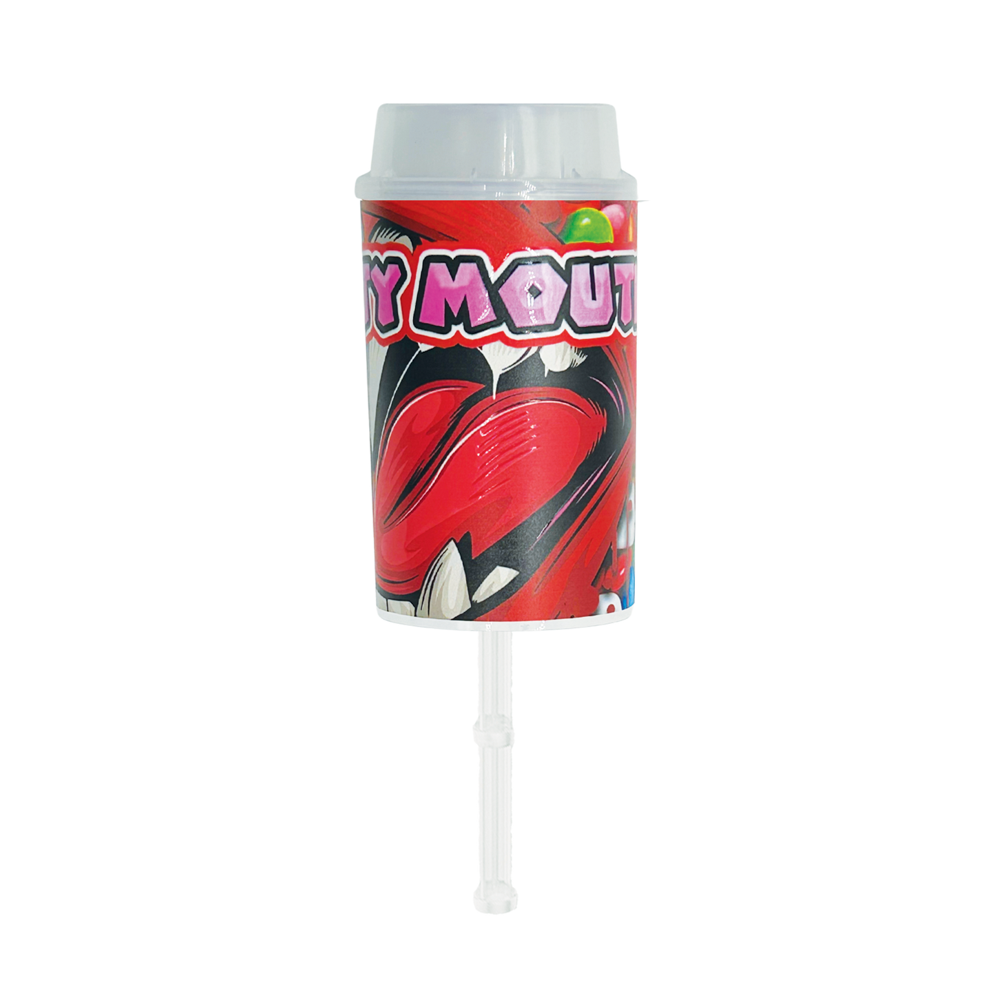Cavity Mouth Pushpop - Premade 3.5g Plastic Push Pop Container