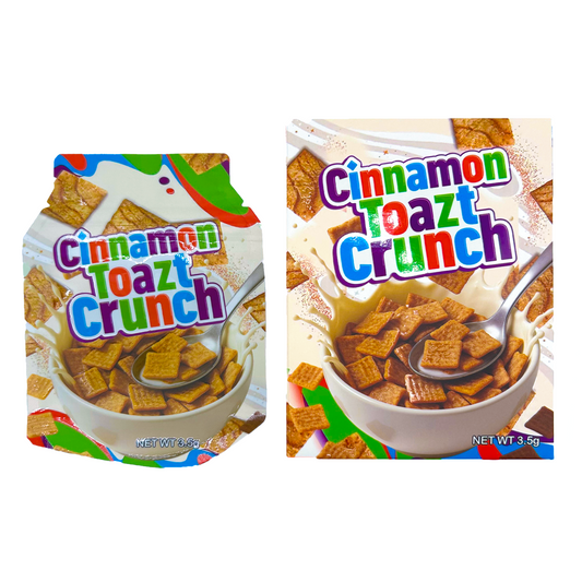 Cinnamon Toazt Crunch - Premade 3.5g Box & Bag Combo