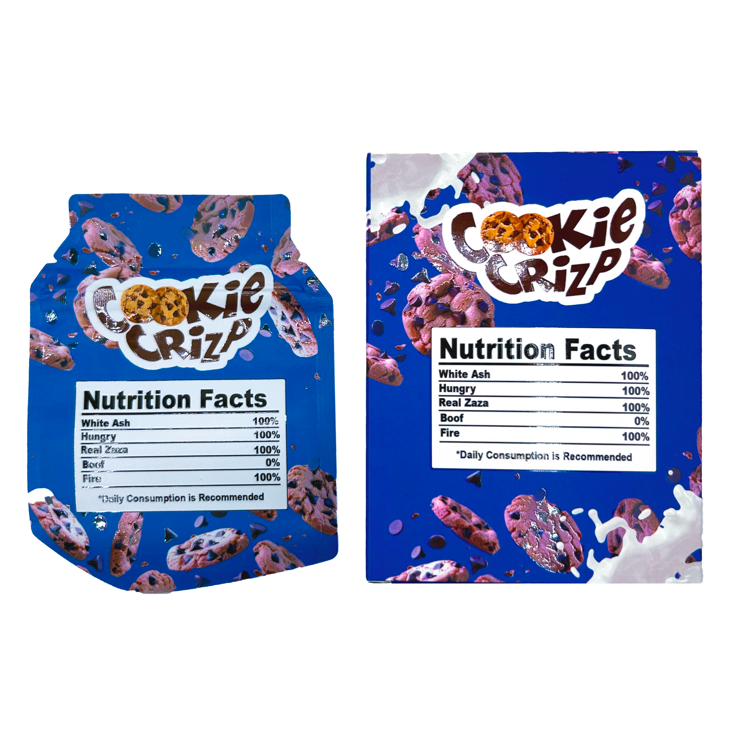 Cookie Crispz - Premade 3.5g Box & Bag Combo