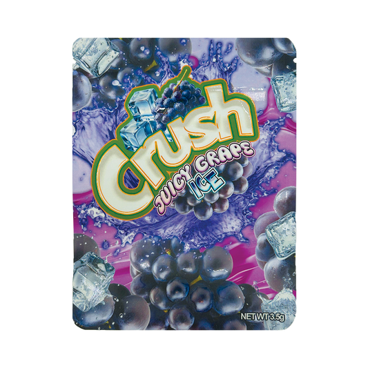 Crush Juicy Grape Ice – 3.5g Premade Mylar Bag