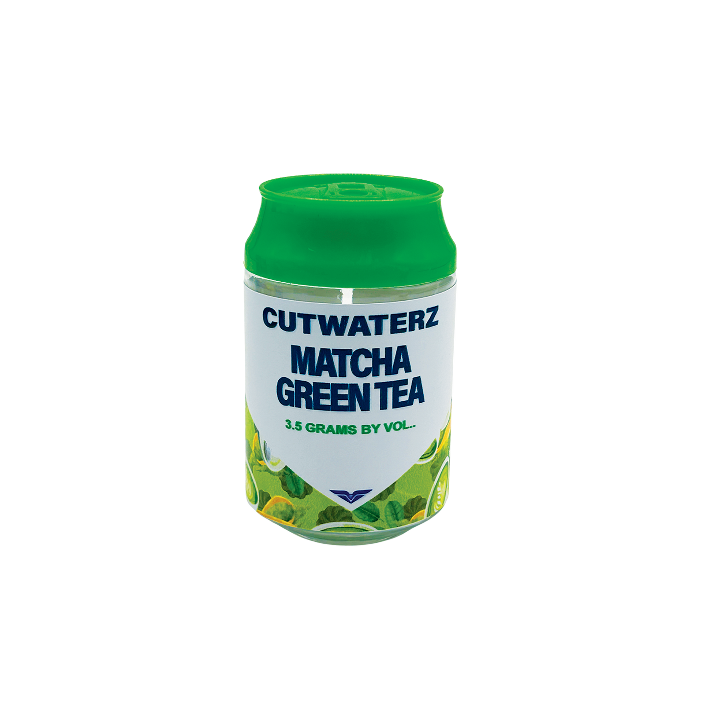 Cutwaterz Matcha Green Tea - Premade 3.5g Plastic Soda Can Container
