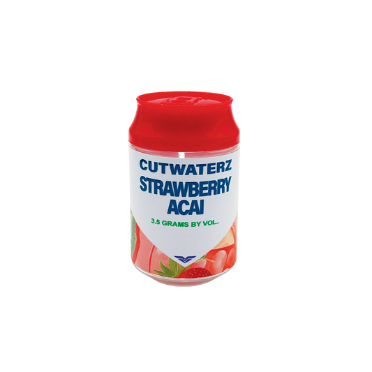 Cutwaterz Strawberry Acai - Premade 3.5g Plastic Soda Can Container