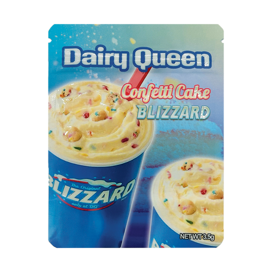 Dairy Queen Confetti Cake Blizzard – 3.5g Premade Mylar Bag