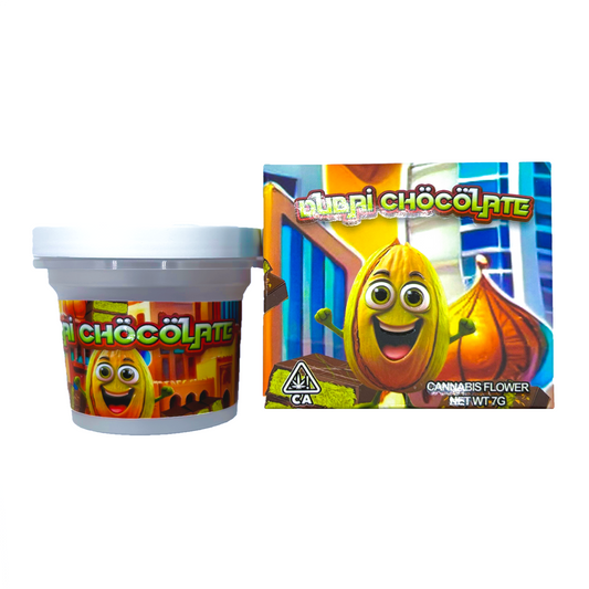 Dubai Chocolate - Premade 3.5g–7g Ice Cream Pint & Matching Box Combo