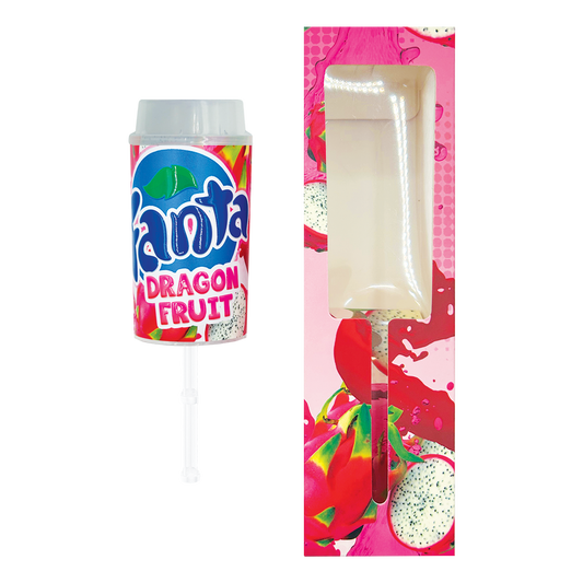 Fanta Dragon Fruit - Premade 3.5g Push Pop & Matching Box Combo