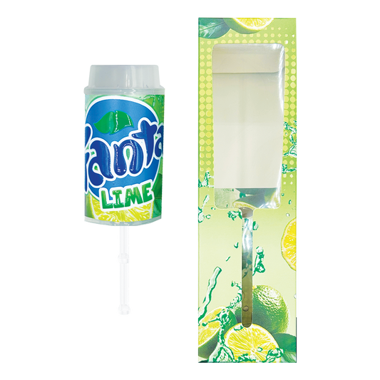 Fanta Lime - Premade 3.5g Push Pop & Matching Box Combo