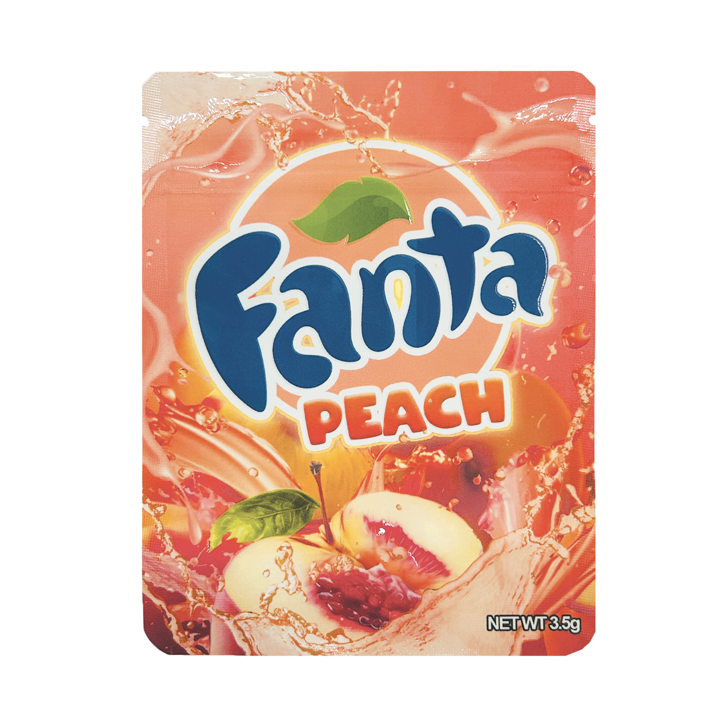 Fanta Peach – 3.5g Premade Mylar Bag