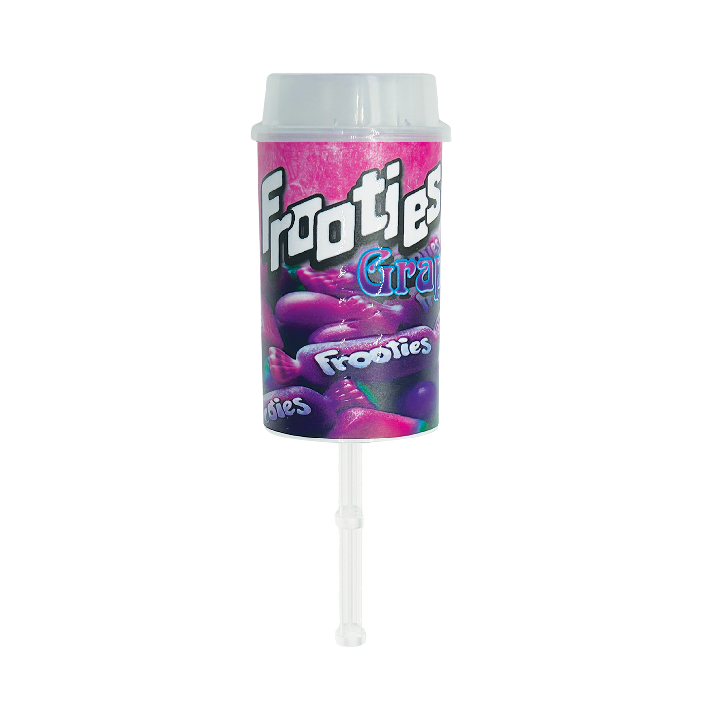 Frooties Grape Pushpop - Premade 3.5g Plastic Push Pop Container