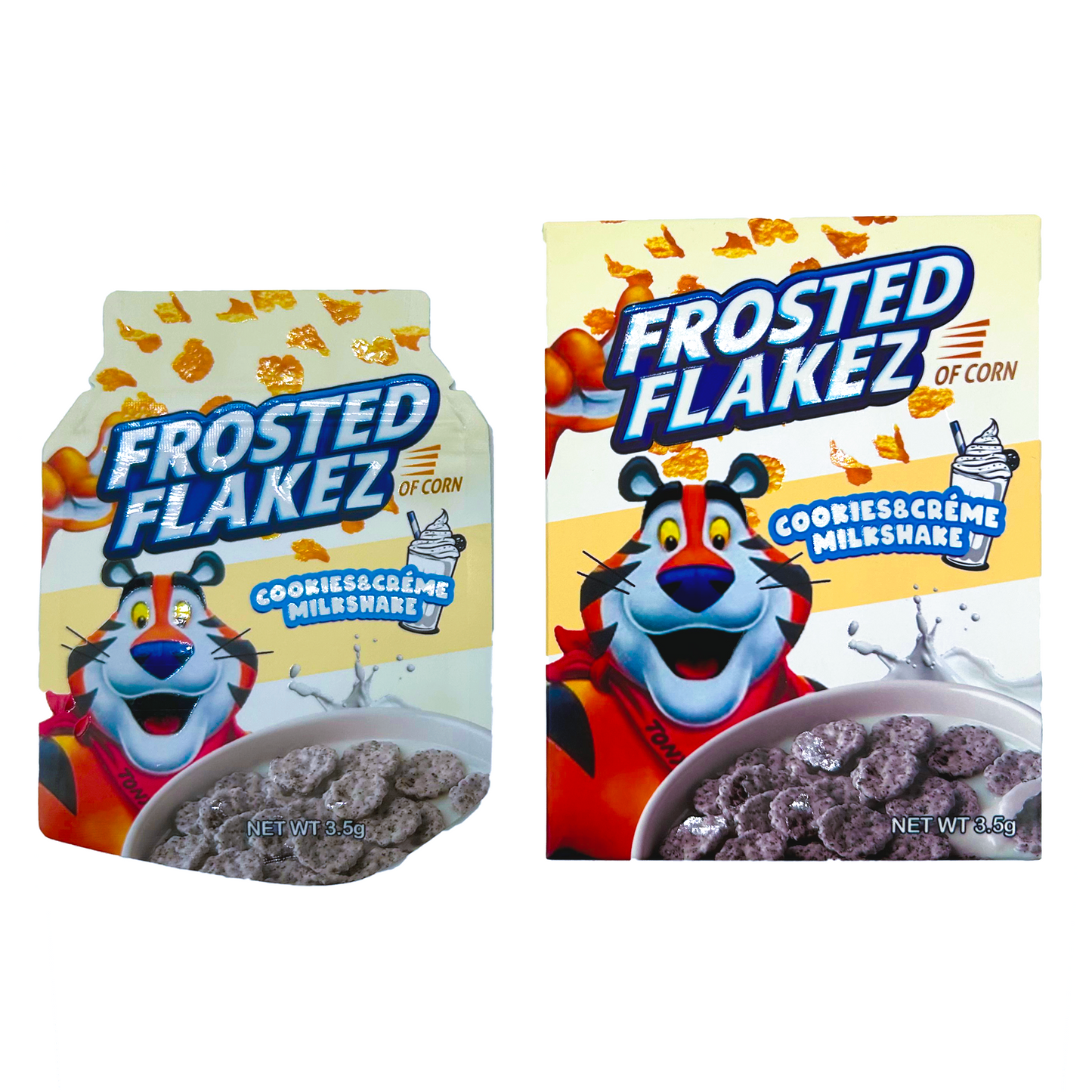 Frosted Flakes - Premade 3.5g Box & Bag Combo