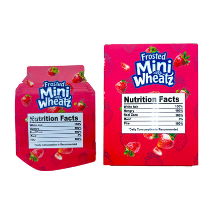 Frosted Mini Wheatz - Premade 3.5g Box & Bag Combo