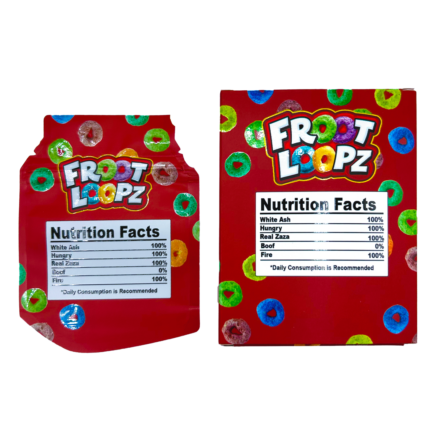Fruit Loopz - Premade 3.5g Box & Bag Combo