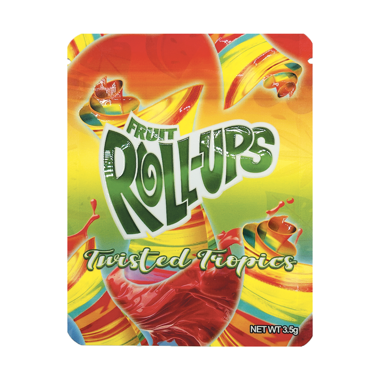 Fruit Rollups Twisted Tropics – 3.5g Premade Mylar Bag