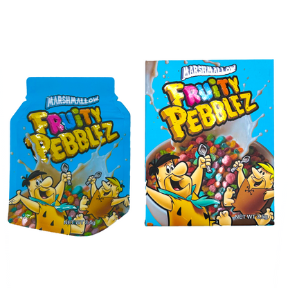 Fruity Pebblez - Premade 3.5g Box & Bag Combo