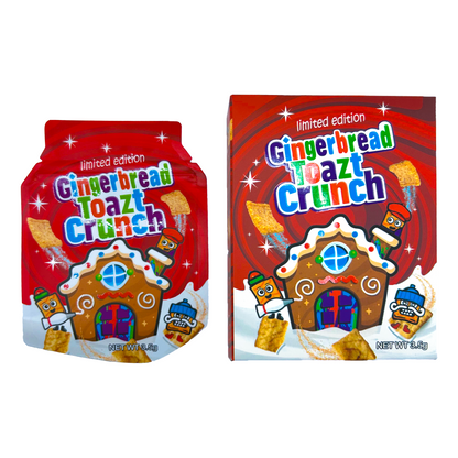 Gingerbread Toazt Crunch - Premade 3.5g Box & Bag Combo