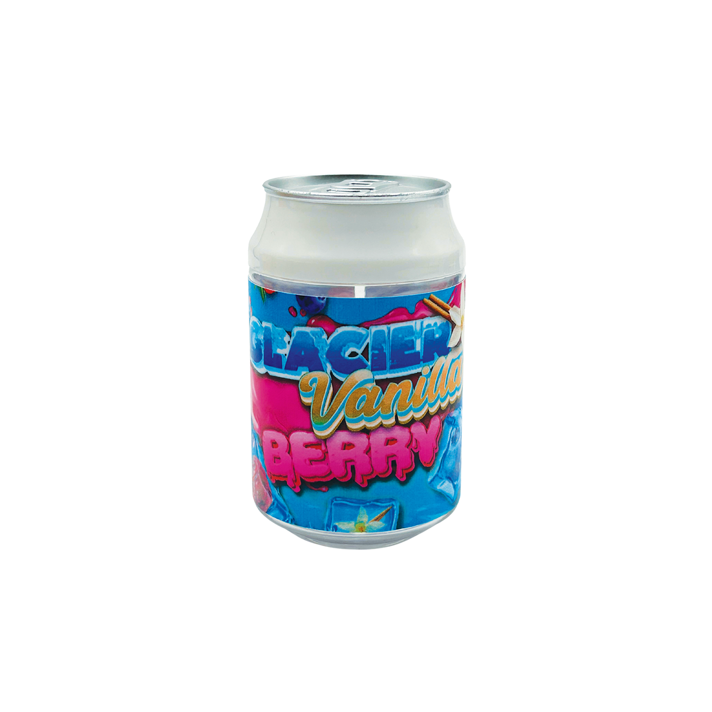 Glacier Vanilla Berry - Premade 3.5g Plastic Soda Can Container