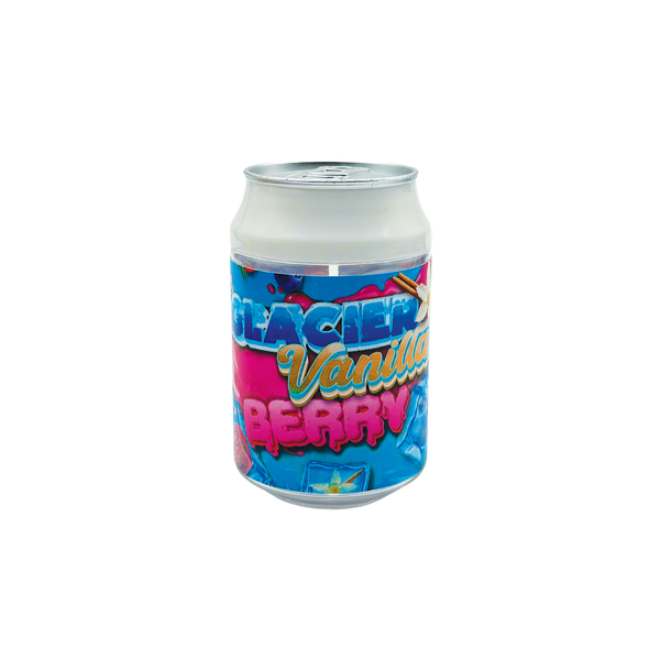 Glacier Vanilla Berry - Premade 3.5g Plastic Soda Can Container