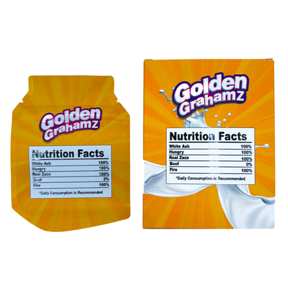 Golden Grahamz - Premade 3.5g Box & Bag Combo