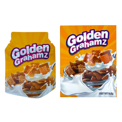 Golden Grahamz - Premade 3.5g Box & Bag Combo