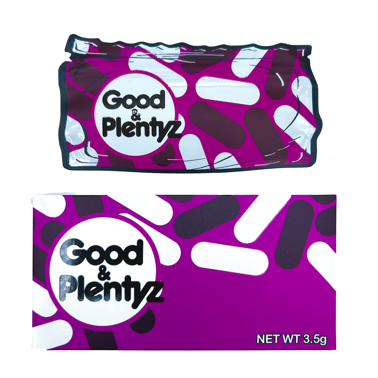 Good and Plentyz - Premade 3.5g Box & Bag Combo