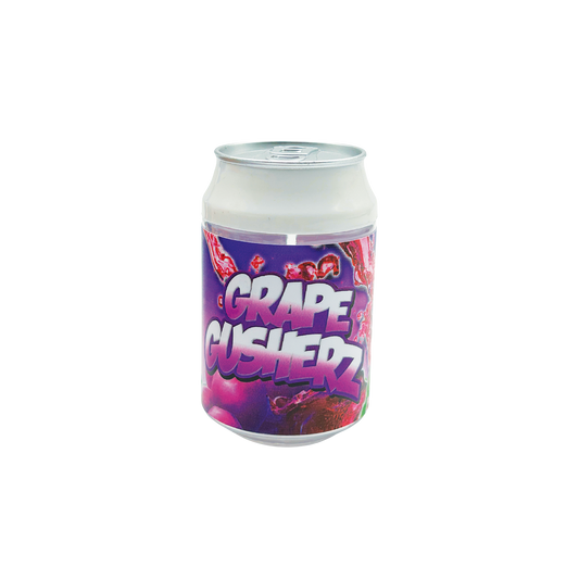 Grape Gusherz - Premade 3.5g Plastic Soda Can Container